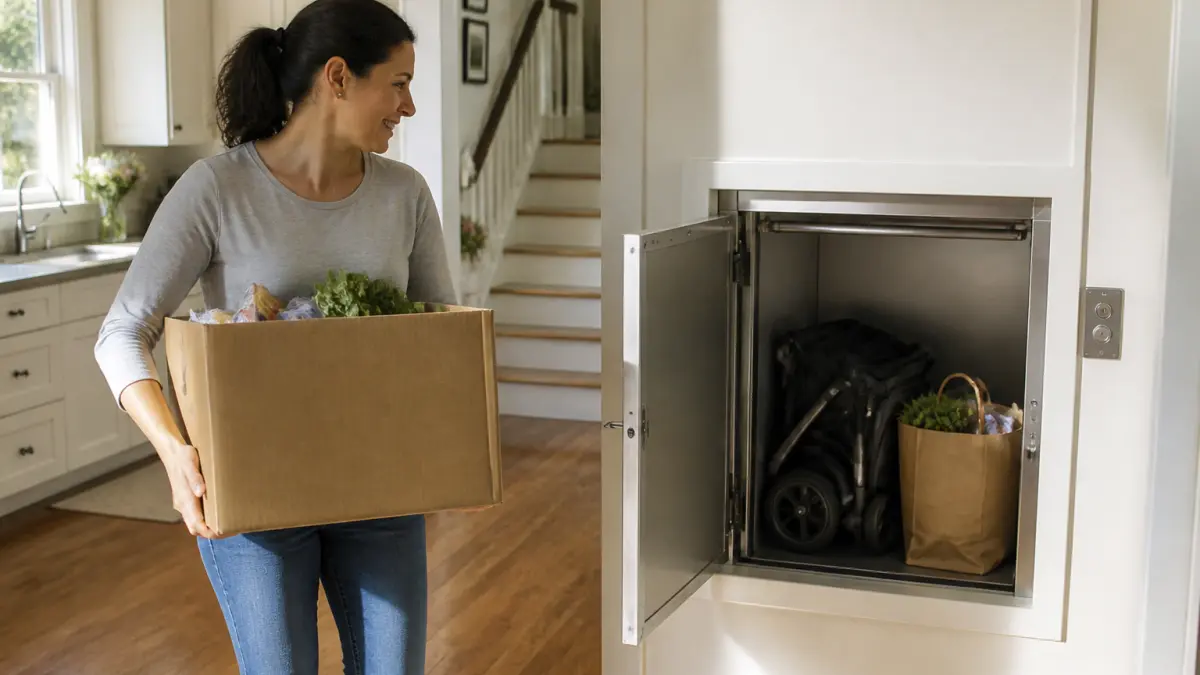 Monte-charge maison : prix, avantages et quand l'envisager ?