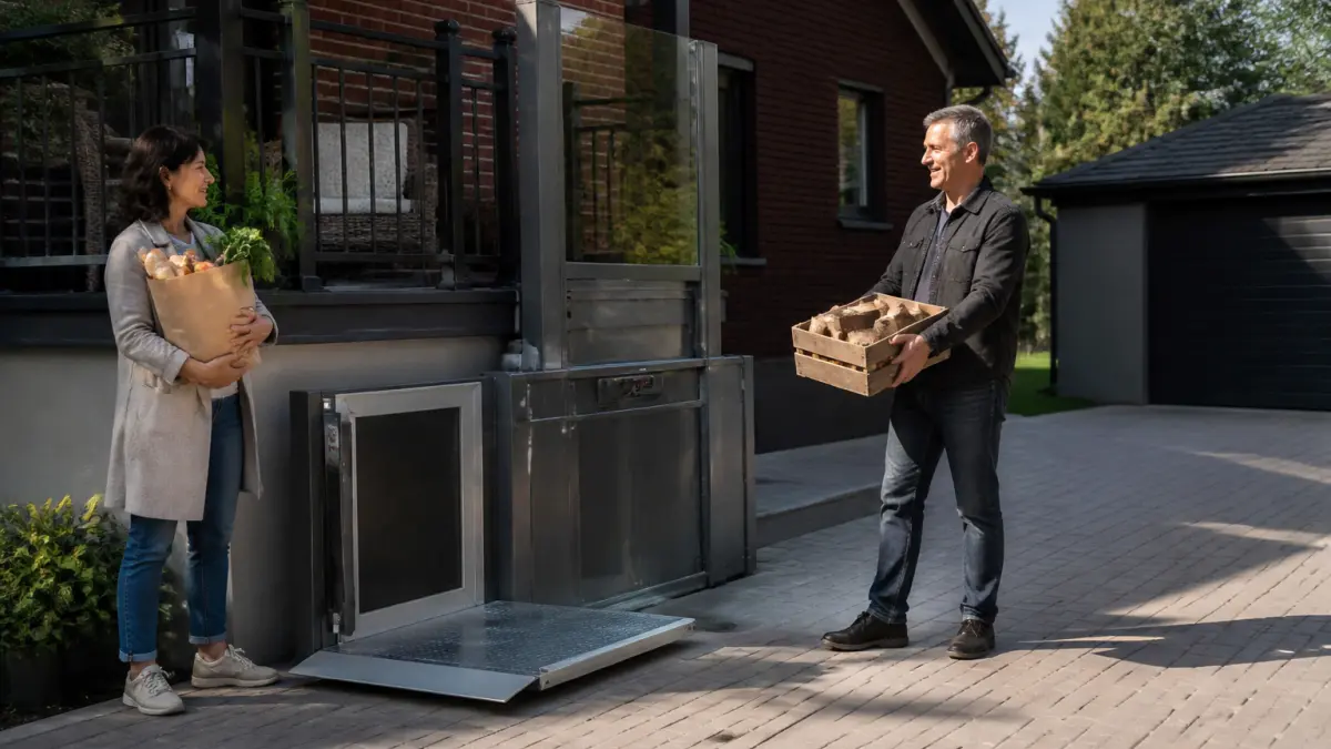 Monte-charge extérieur : installation, normes et prix