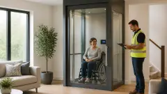 Ascenseur maison PMR : aides, normes et budget d'installation